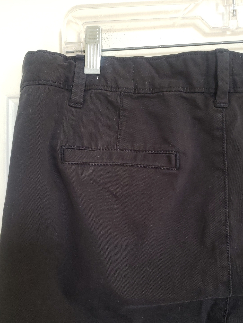 GAP Black Girlfriend Chino Pants Satin Tuxedo Stripe 10 Tall NWT - Picture 11 of 14